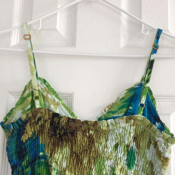 Lightweight Maxi Sundress 100% Cotton by Speed Control New York Like New - Picture 10 of 10